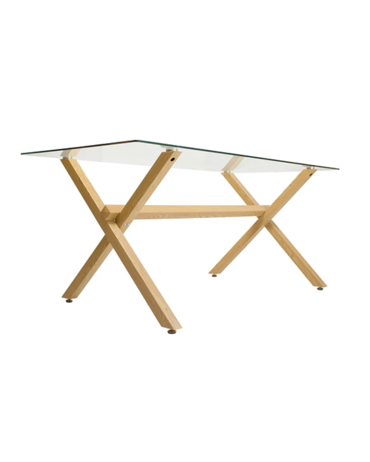 MESA COMEDOR VIDRIO X 120 RECTANGULAR SIMIL MADERA-0