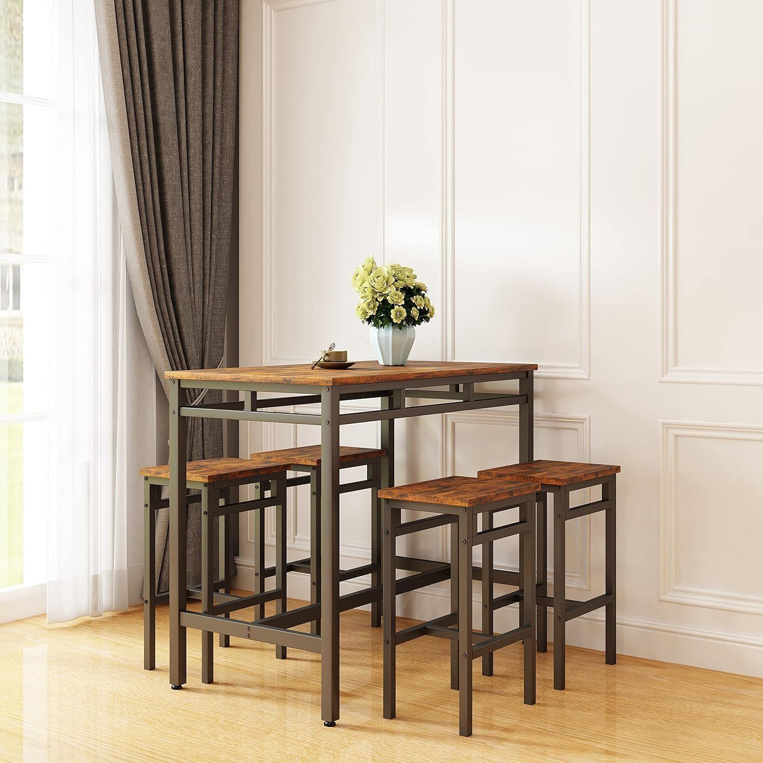SET COMEDOR 4 PUESTOS INDUSTRY 120CM -4
