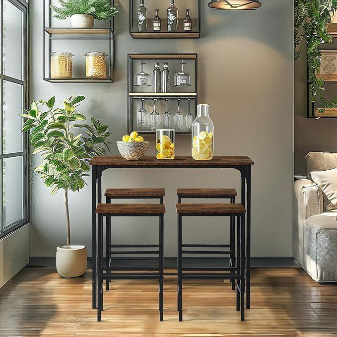 SET COMEDOR 4 PUESTOS INDUSTRY 120CM -5