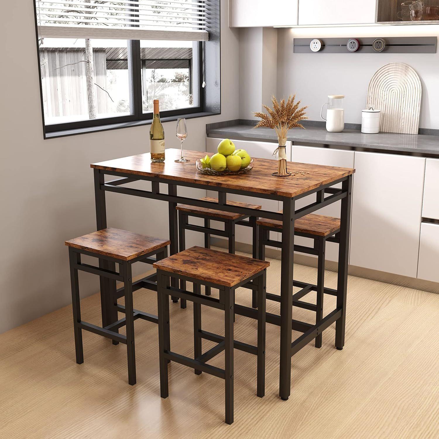 SET COMEDOR 4 PUESTOS INDUSTRY 120CM -6