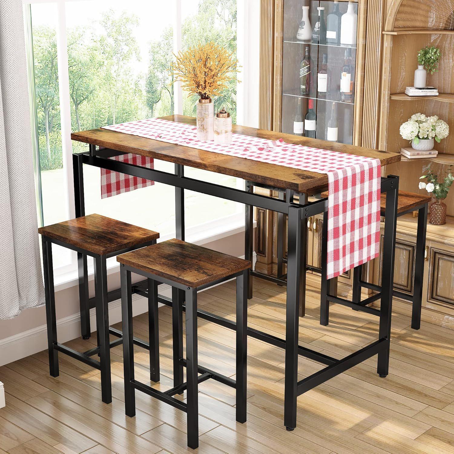 SET COMEDOR 4 PUESTOS INDUSTRY 120CM -7