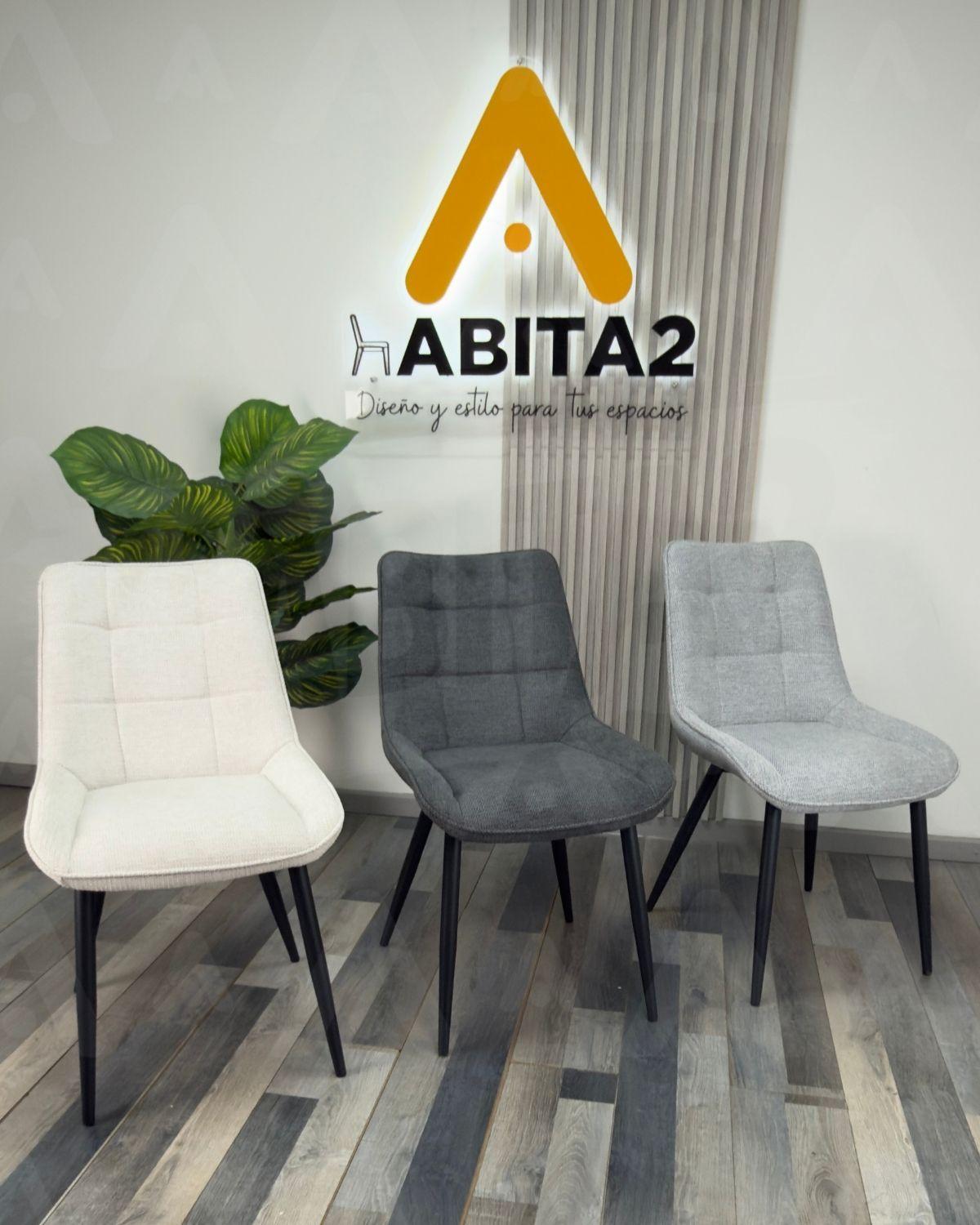 JUEGO DE COMEDOR MERICHAIR BLACK 4 PUESTOS REDONDO 100 CM-5