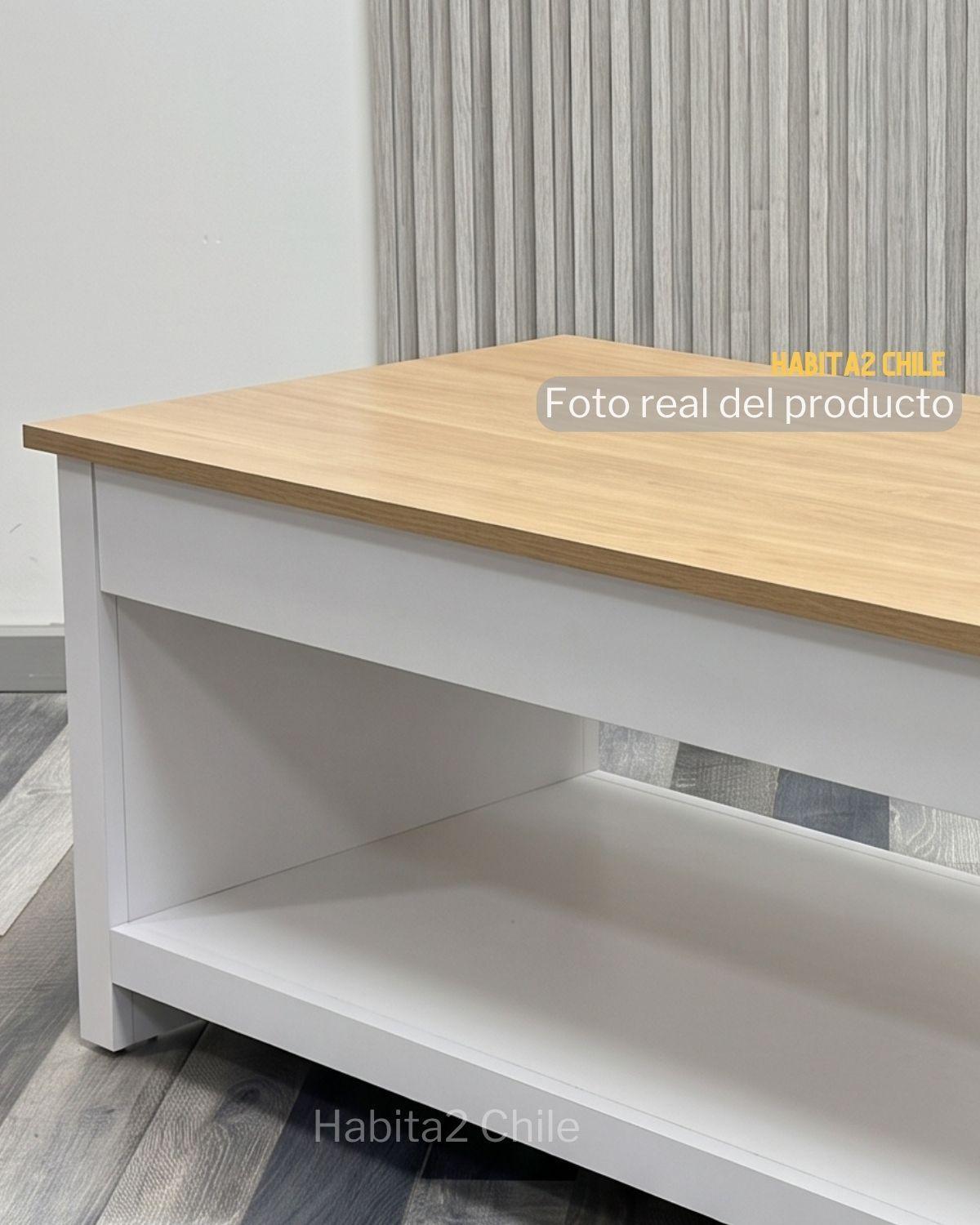 Mesa de centro Blanca rectangular Prime-4