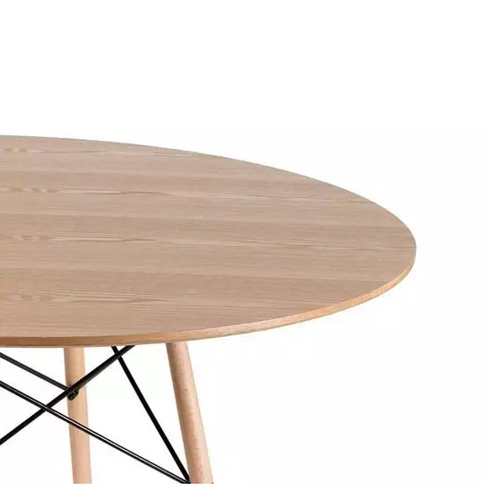 MESA CON PATAS TIPO EAMES 120CM Y CUBIERTA DE MADERA-2