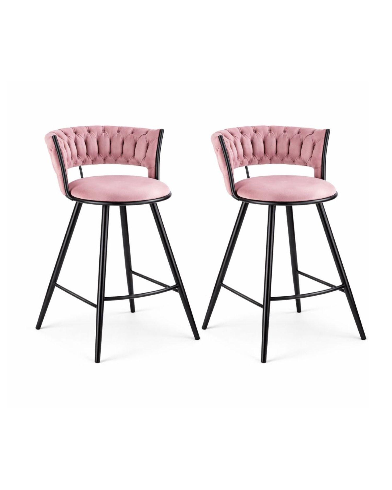 Set 2 Sillas de Bar Gales Black 66 Cm-0