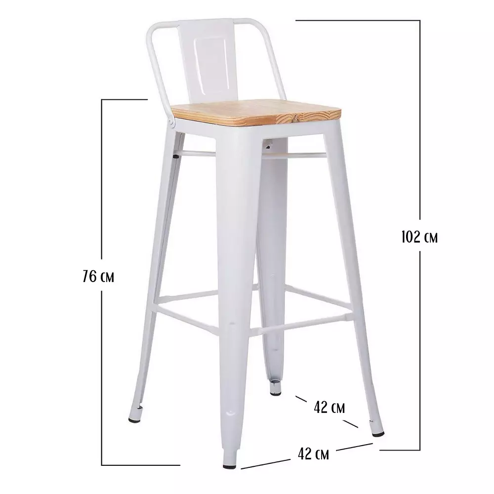 PACK 4 TABURETES O PISOS TOLIX WOOD 77CM-2