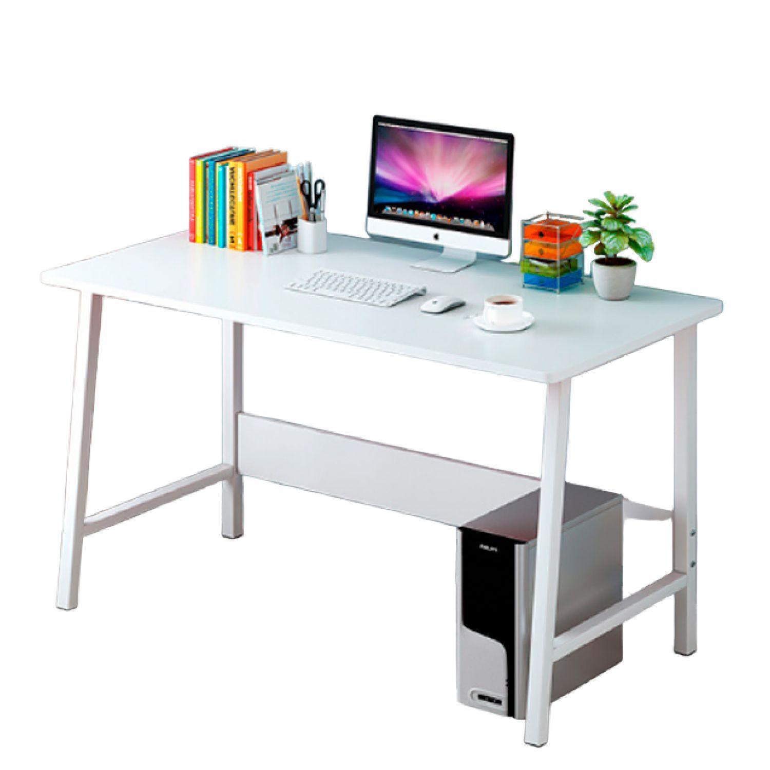 ESCRITORIO MODERNO DE MADERA ANDY - BLANCO-0