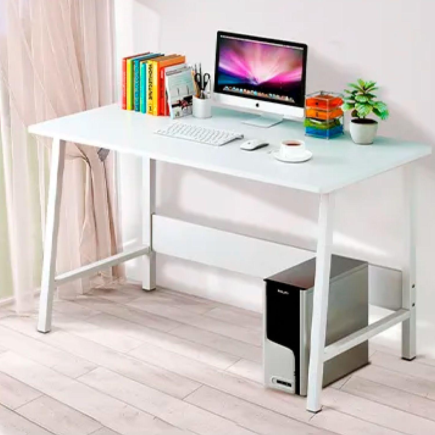 ESCRITORIO MODERNO DE MADERA ANDY - BLANCO-3