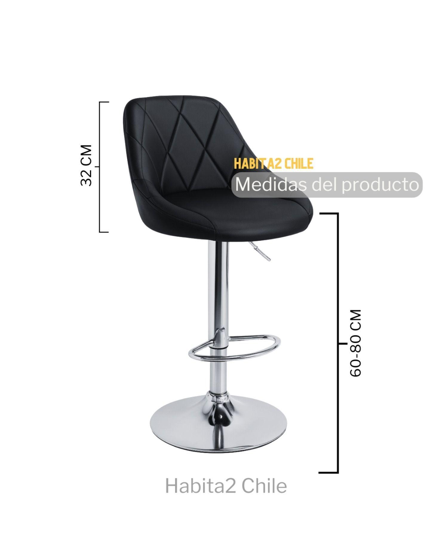 SILLAS DE BAR AJUSTABLE DE ECOCUERO DANI-2