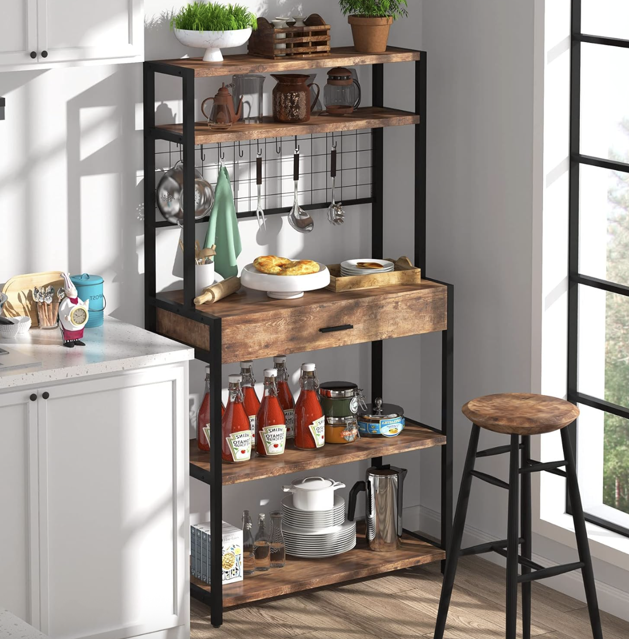 ORGANIZADOR DE COCINA RACK PARA DESPENSA VENTI NIVELES FUNCIONAL-5
