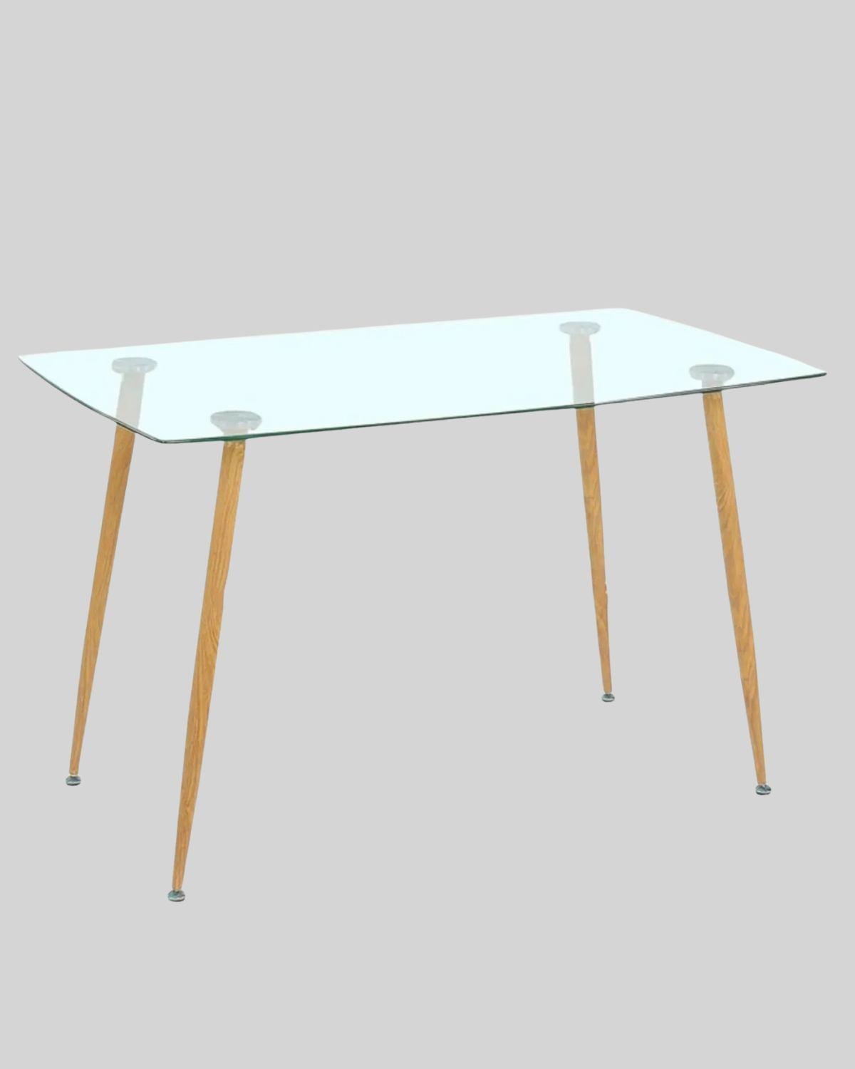 MESA DE COMEDOR 120X80 RECTANGULAR VIDRIO 4 PUESTOS PRINCE-3