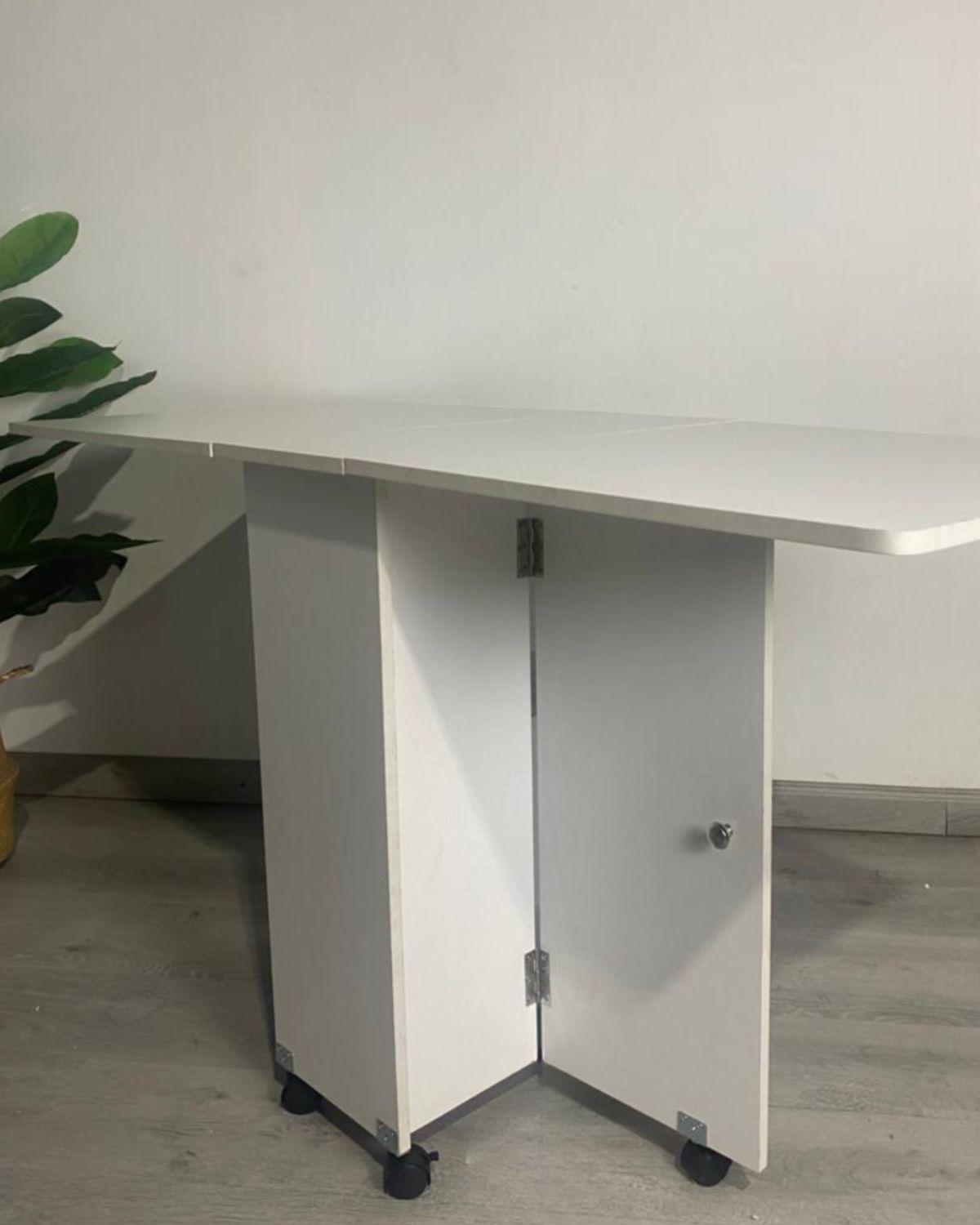 MESA PLEGABLE BLANCA 140CM-3