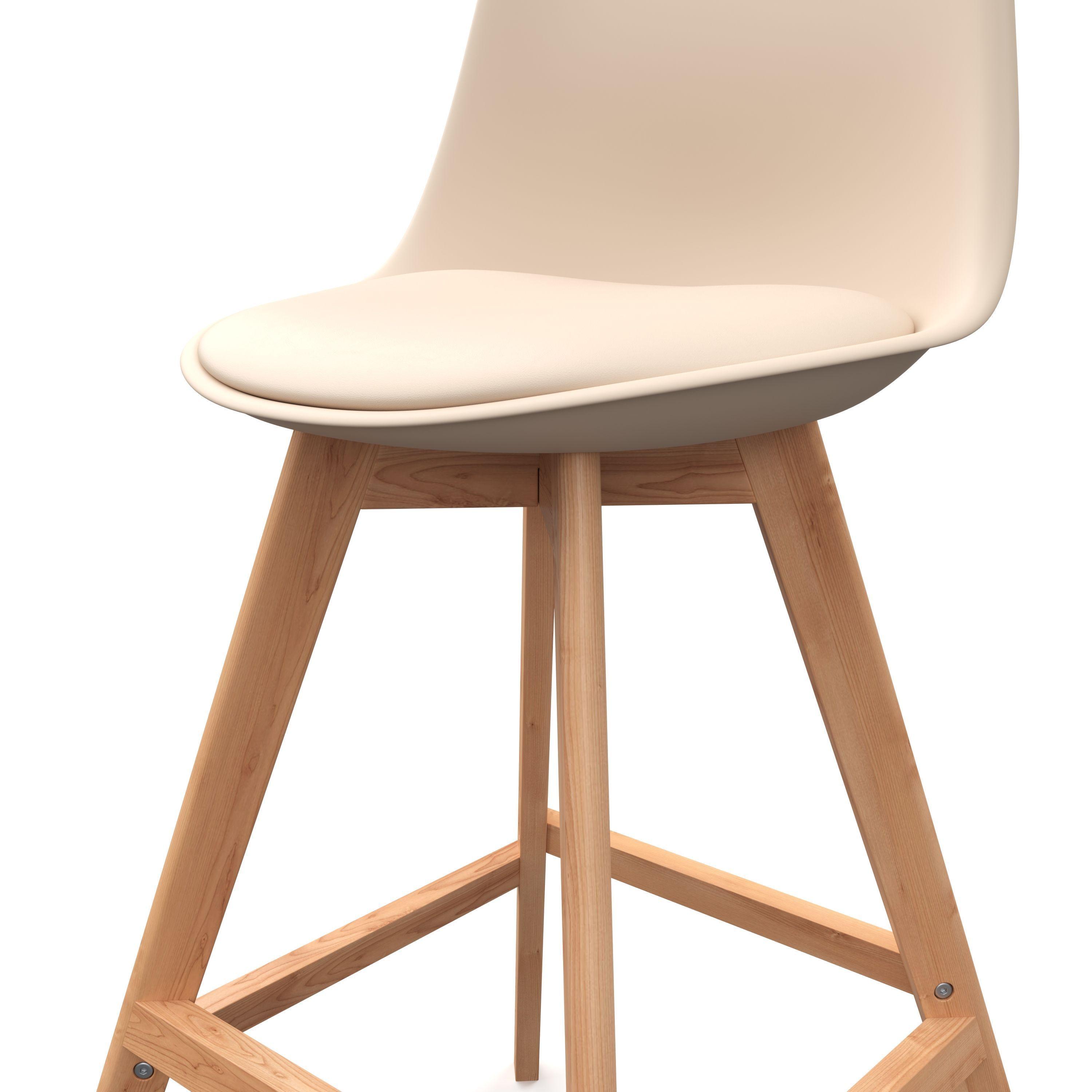 PACK 2 TABURETES O PISOS TERRY BASE MADERA 61 CM-2