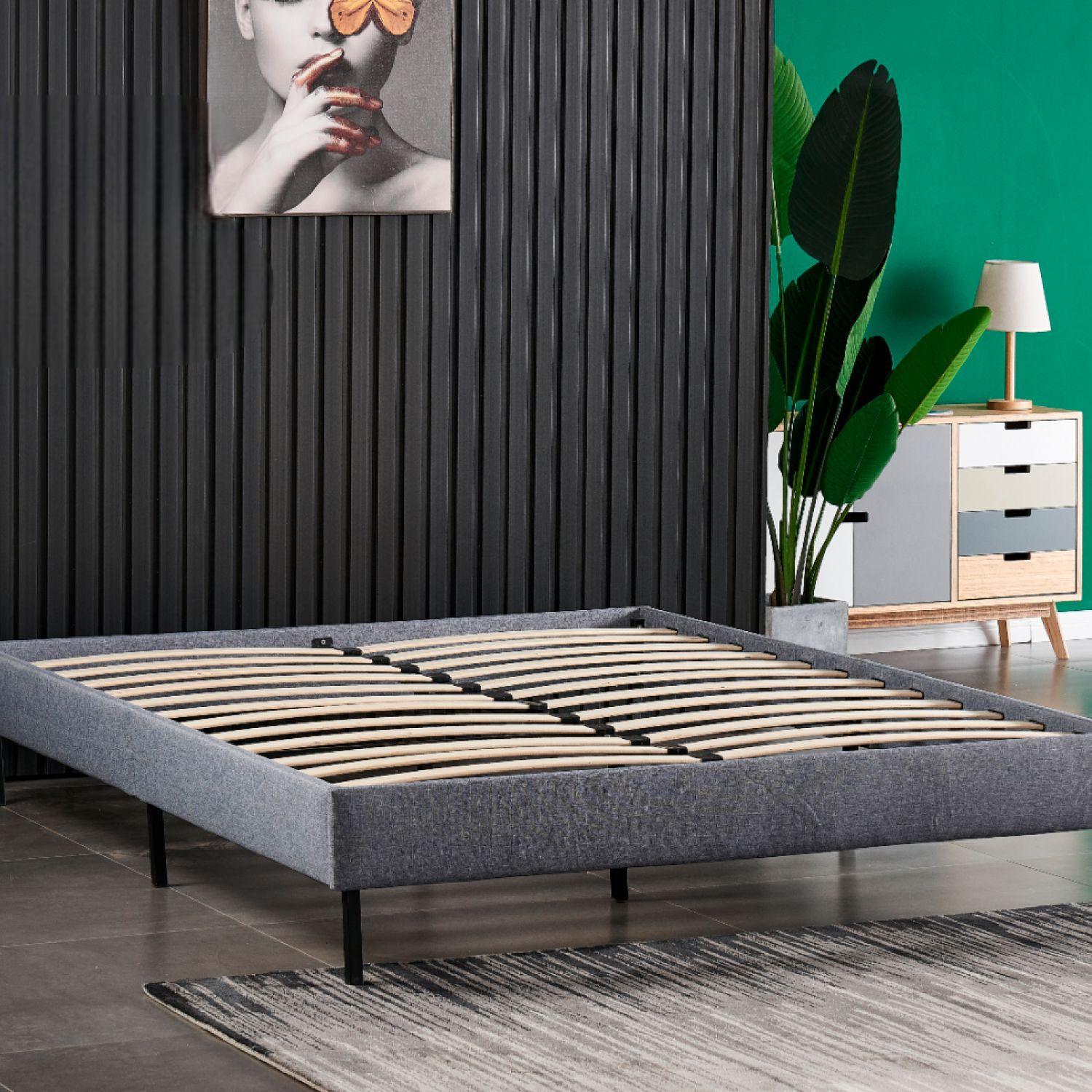 BASE CAMA EUROPEA FIRME GRIS 2 PLAZAS-2