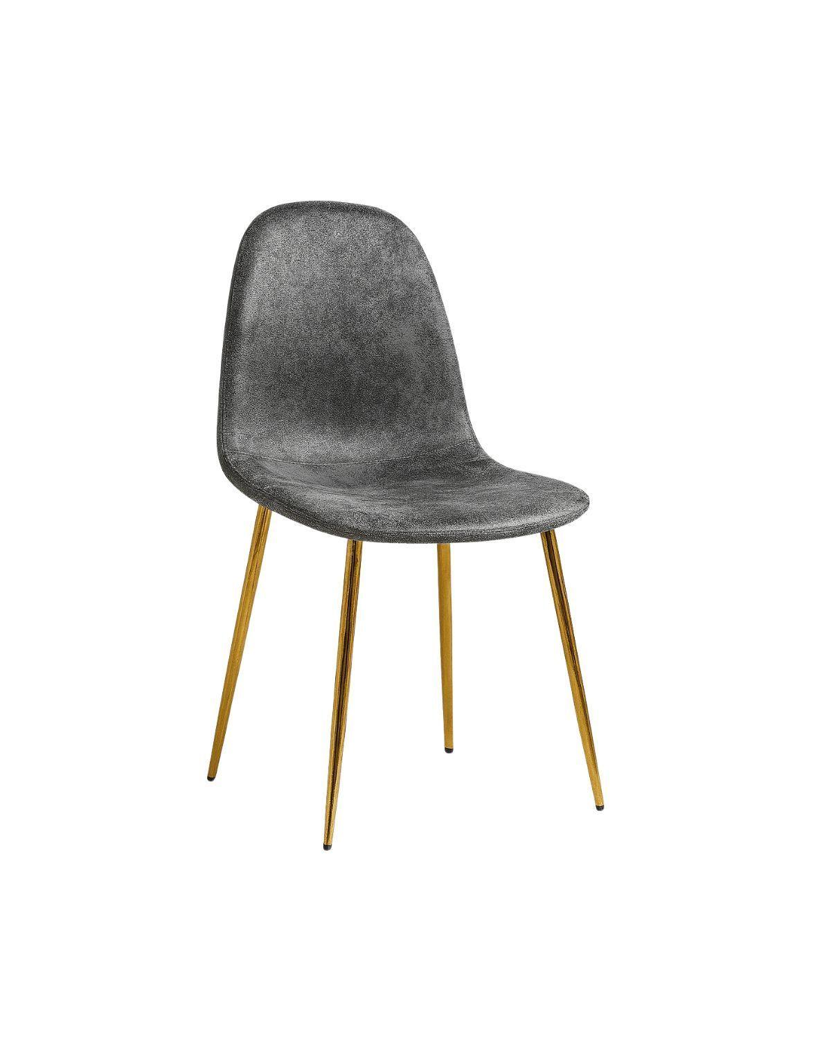 SILLA DE GAMUZA PARA COMEDOR MURCIA DORADA-0