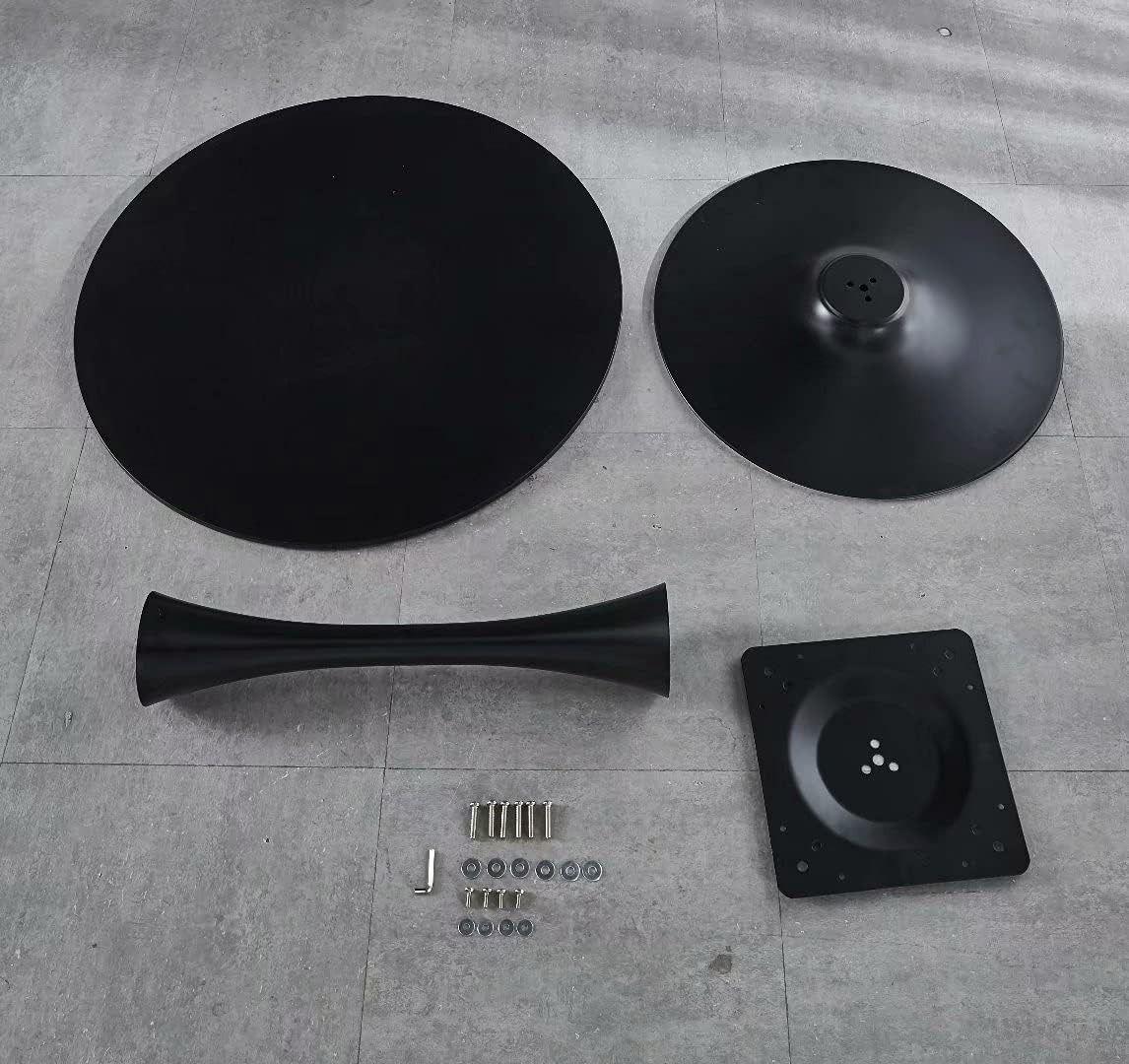 MESA REDONDA MODERNA TULIP 80CM CON BASE METALICA-4