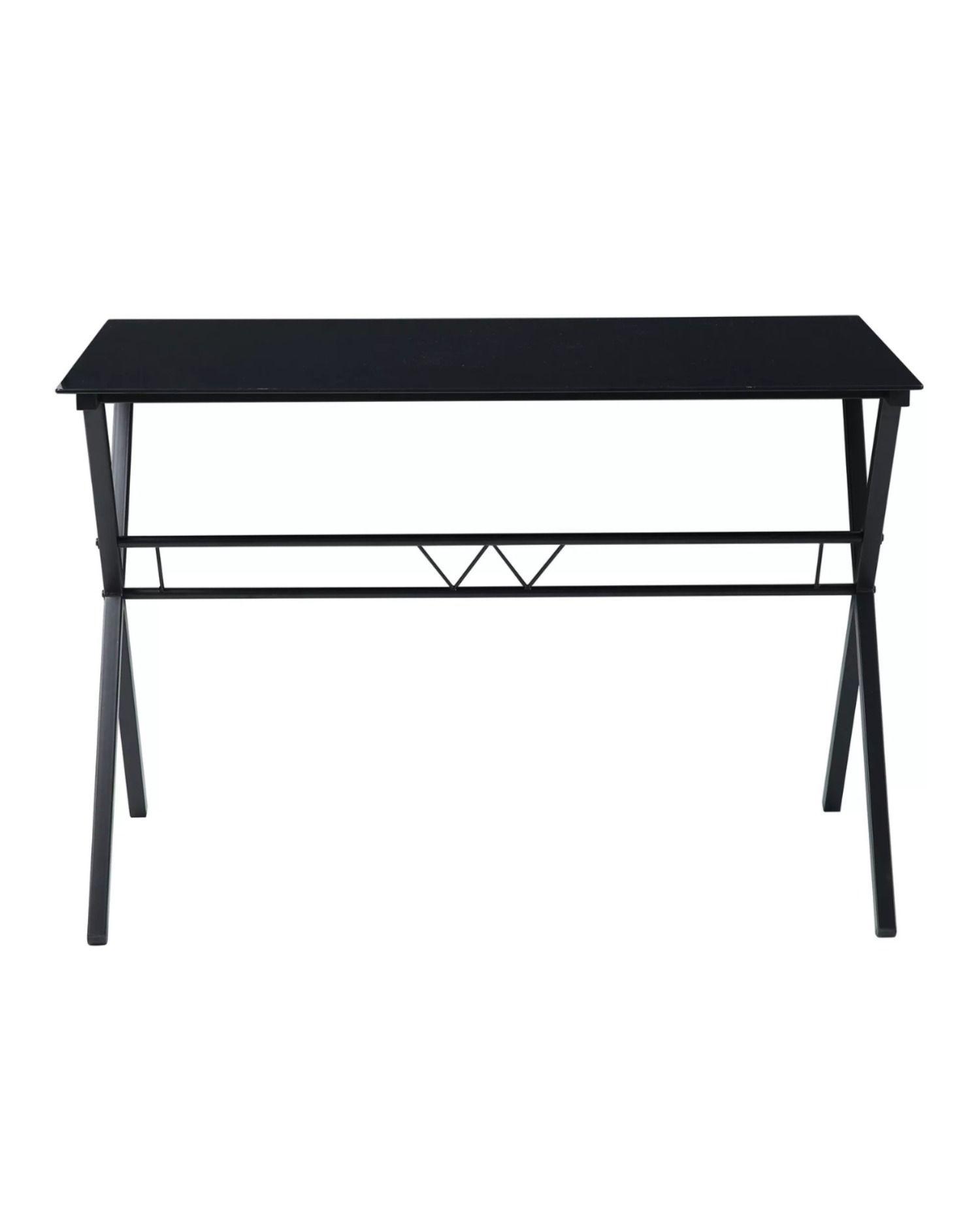 Escritorio Glass Metal Black 110 CM-3