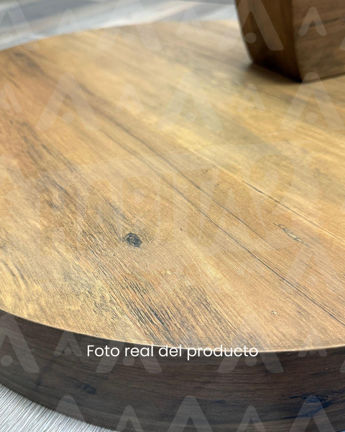 MESA DE CENTRO 120X70CM MODERNO VIDRIO REDONDO 3 NIVELES GLASSY-6
