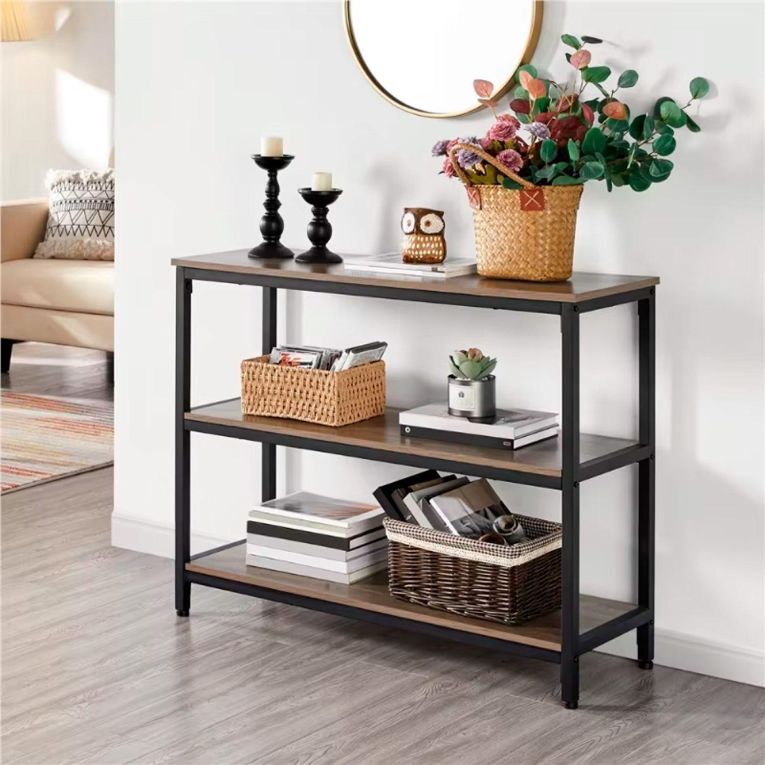 ARRIMO 100 CM WOOD GRIS 3 REPISAS-4