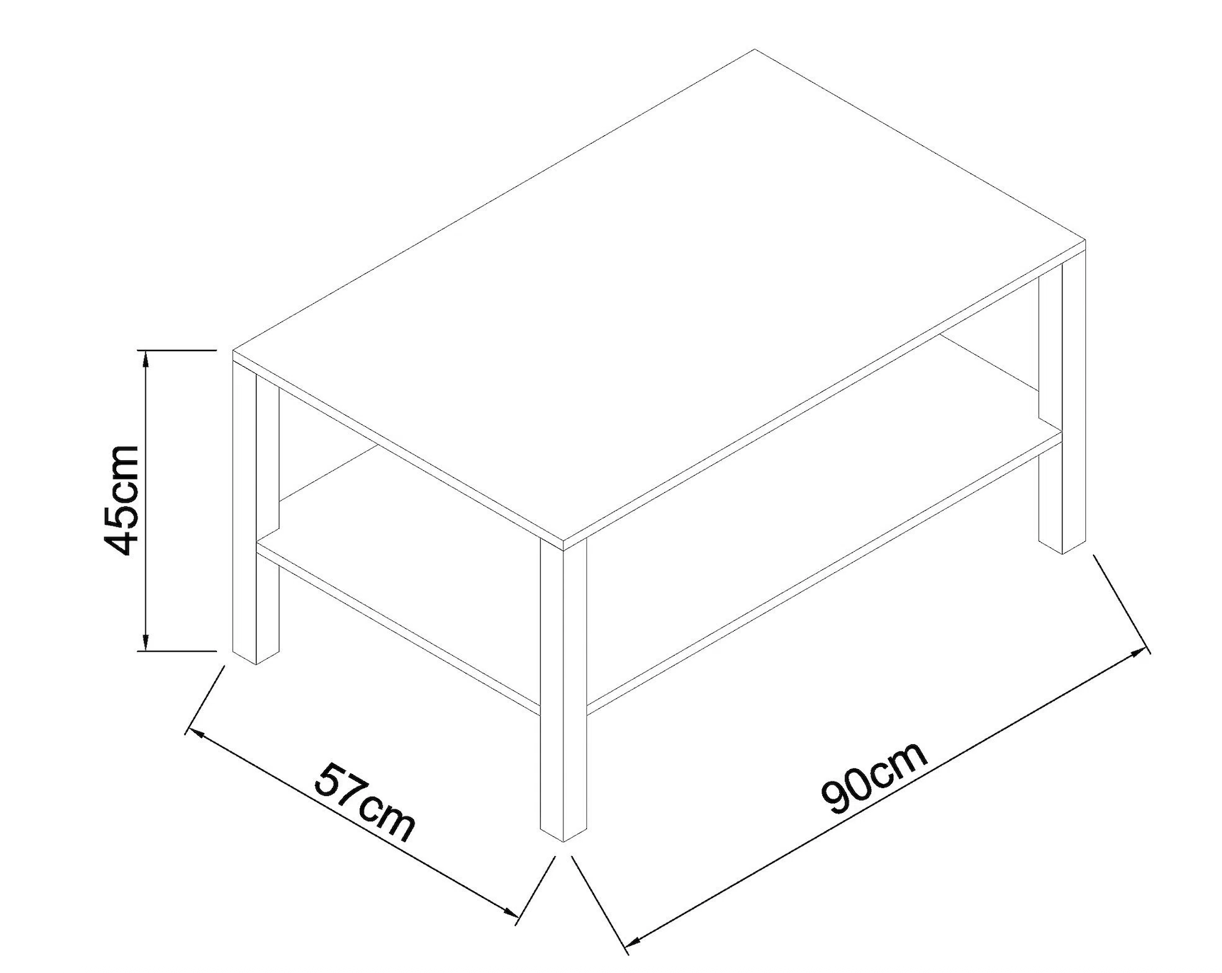 MESA DE CENTRO HABI 90CM LARGO SIMIL MADERA CLARA-2