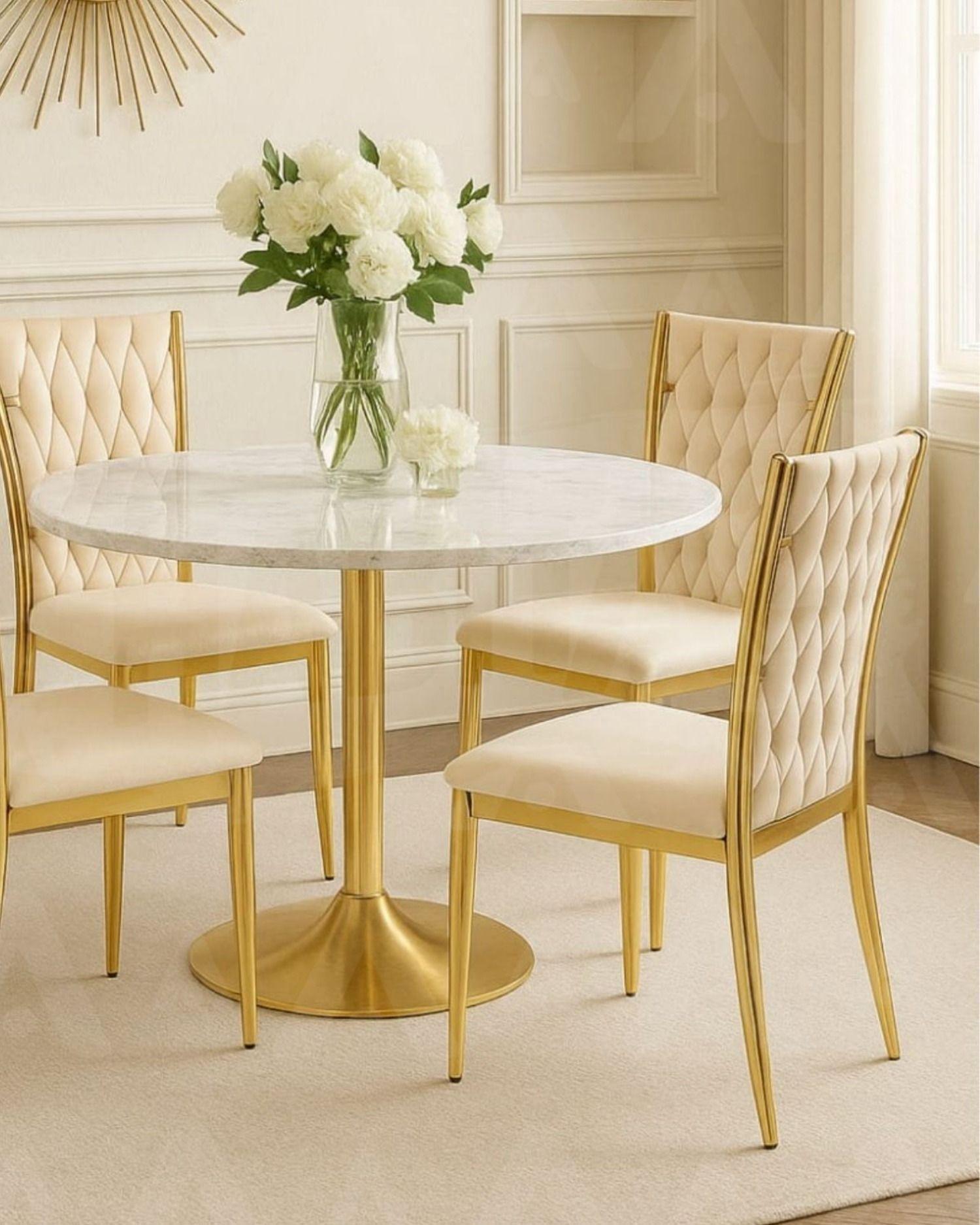 SILLA DORADA PARA COMEDOR ARTHUR-2