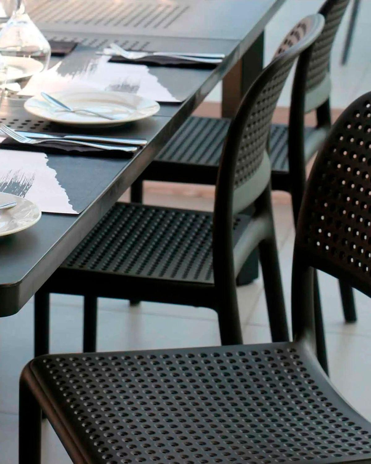 Silla de Exterior Urban Black-5
