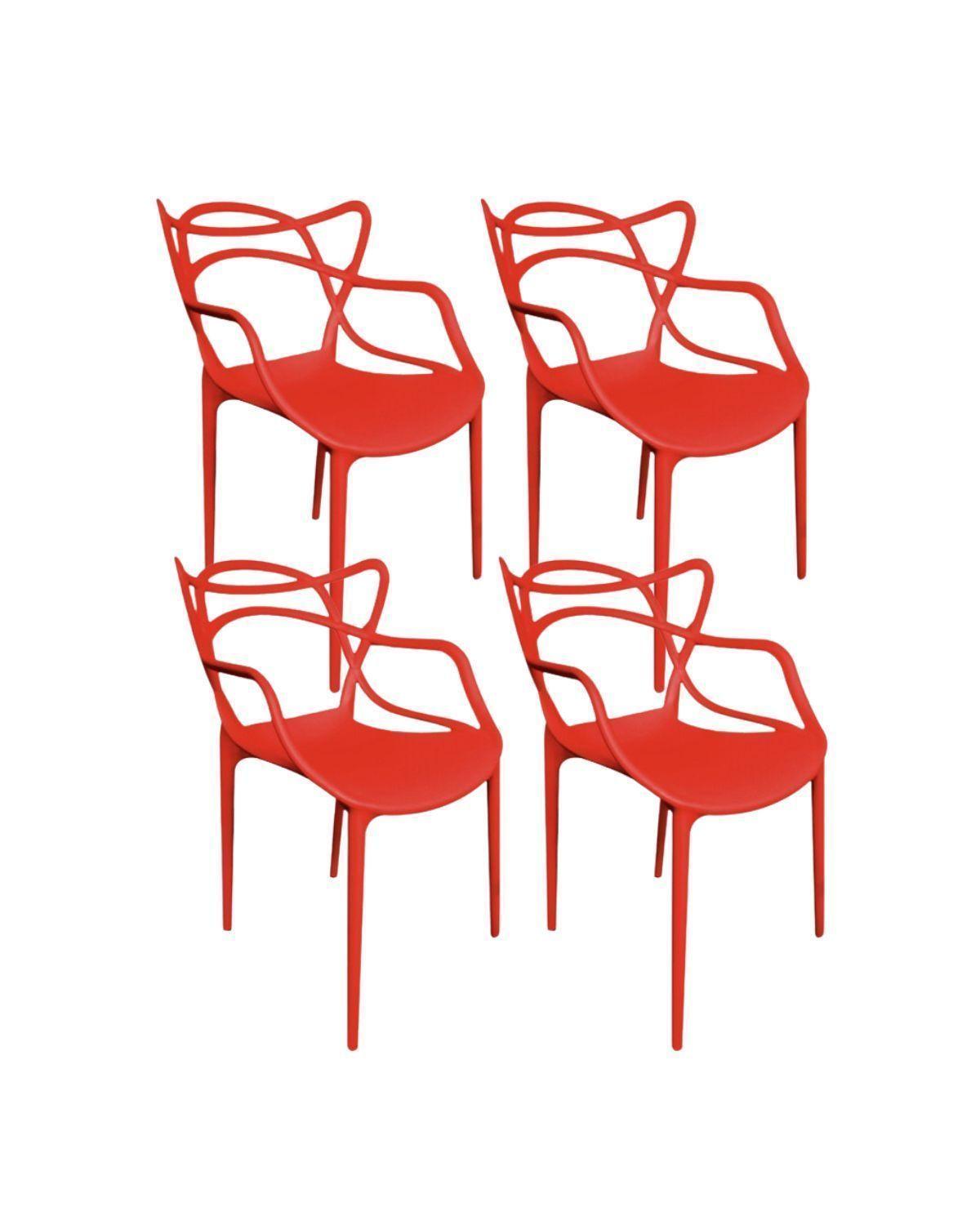 Pack 4 Sillas Master para interior o exterior-0