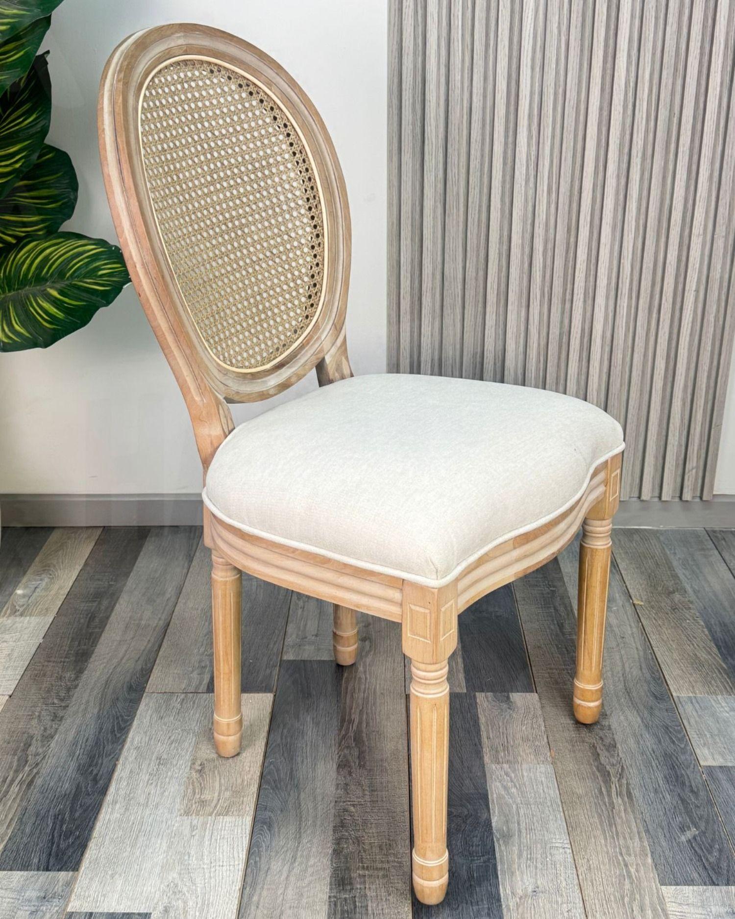 Silla de Comedor Madera Acolchada Monarca-4