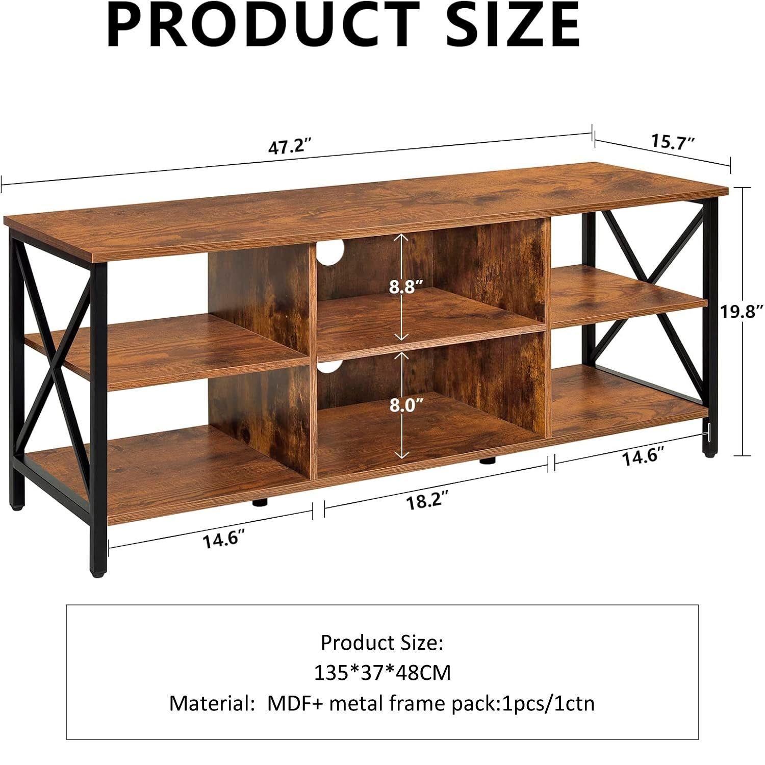 RACK CROSS INDUSTRIAL 135CM RUSTICO-4