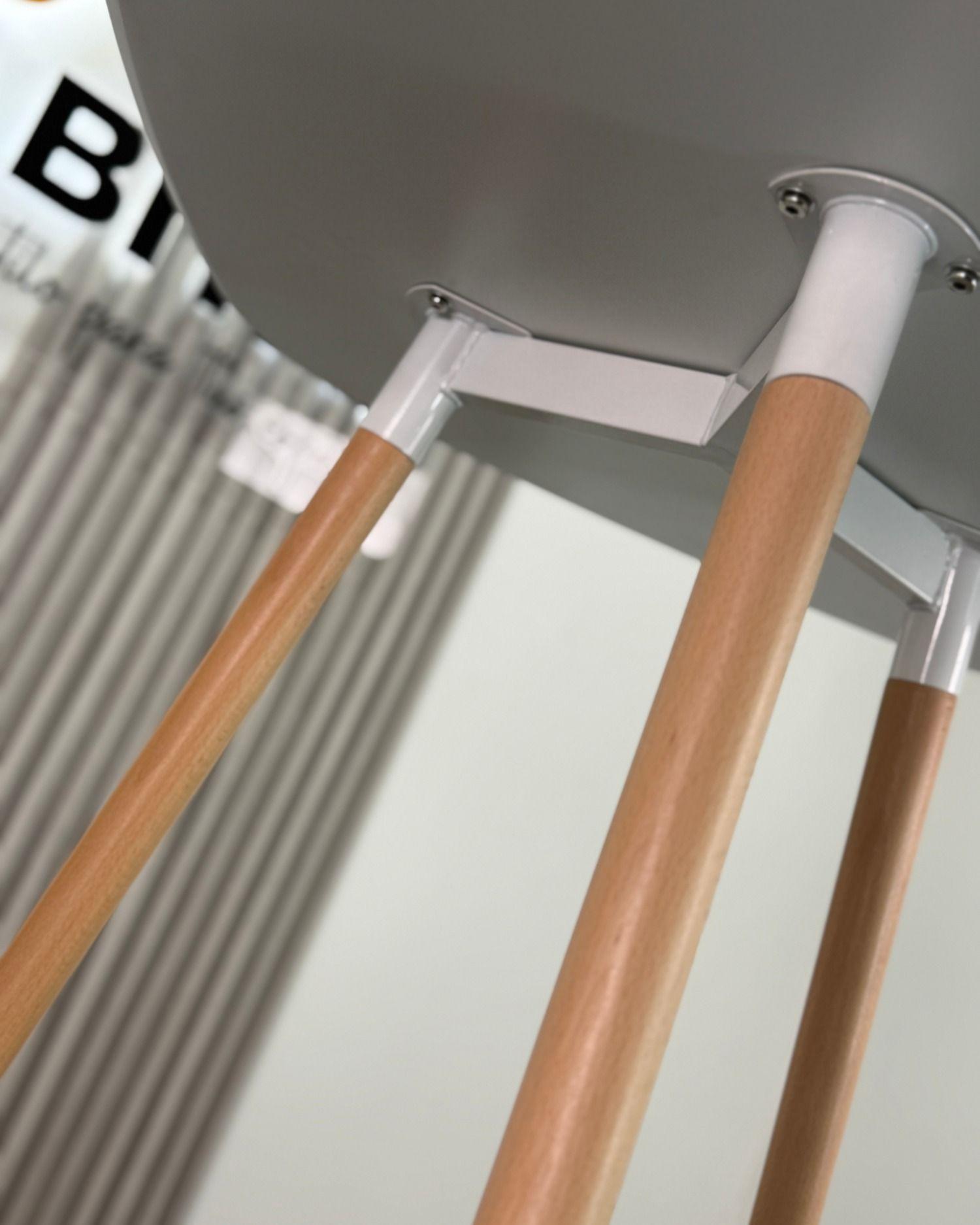 Mesa Alta Estilo N rdico con Cubierta de MDF 70X70 CM-2