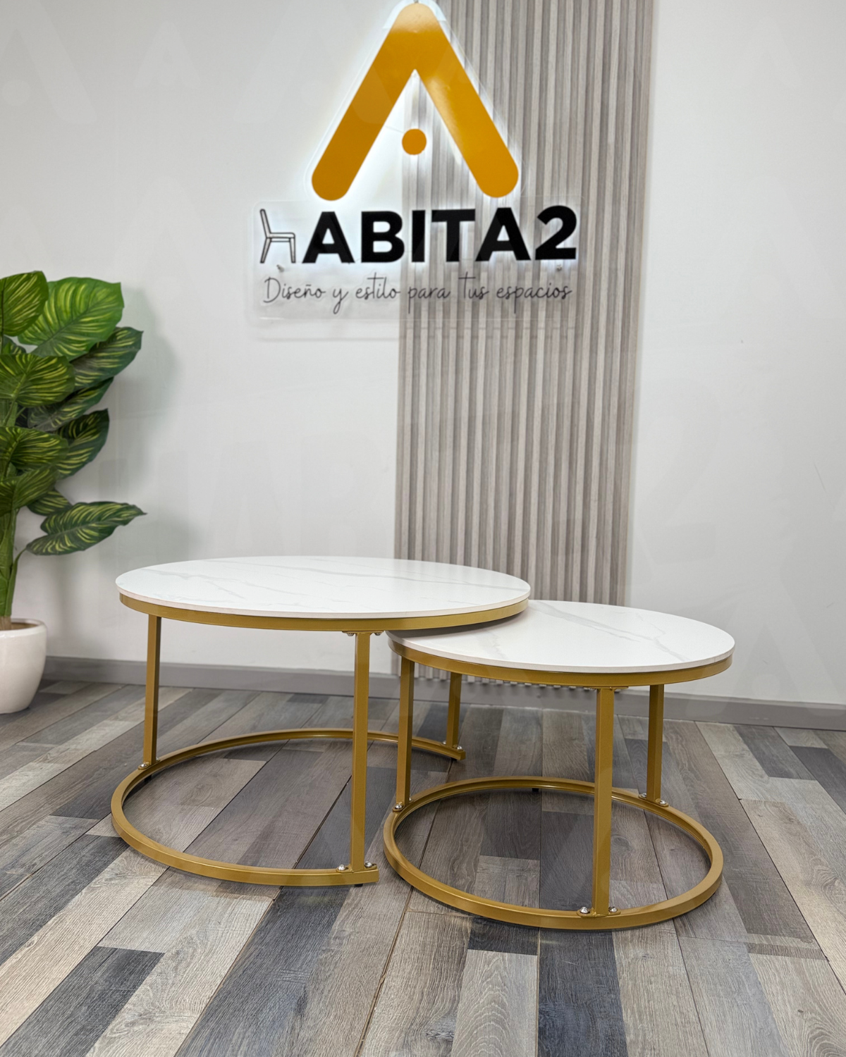 MESA DE CENTRO NIDO PIEDRA TIPO MARMOL-2