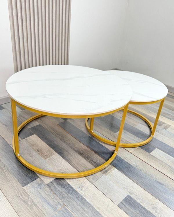 MESA DE CENTRO NIDO PIEDRA TIPO MARMOL-4