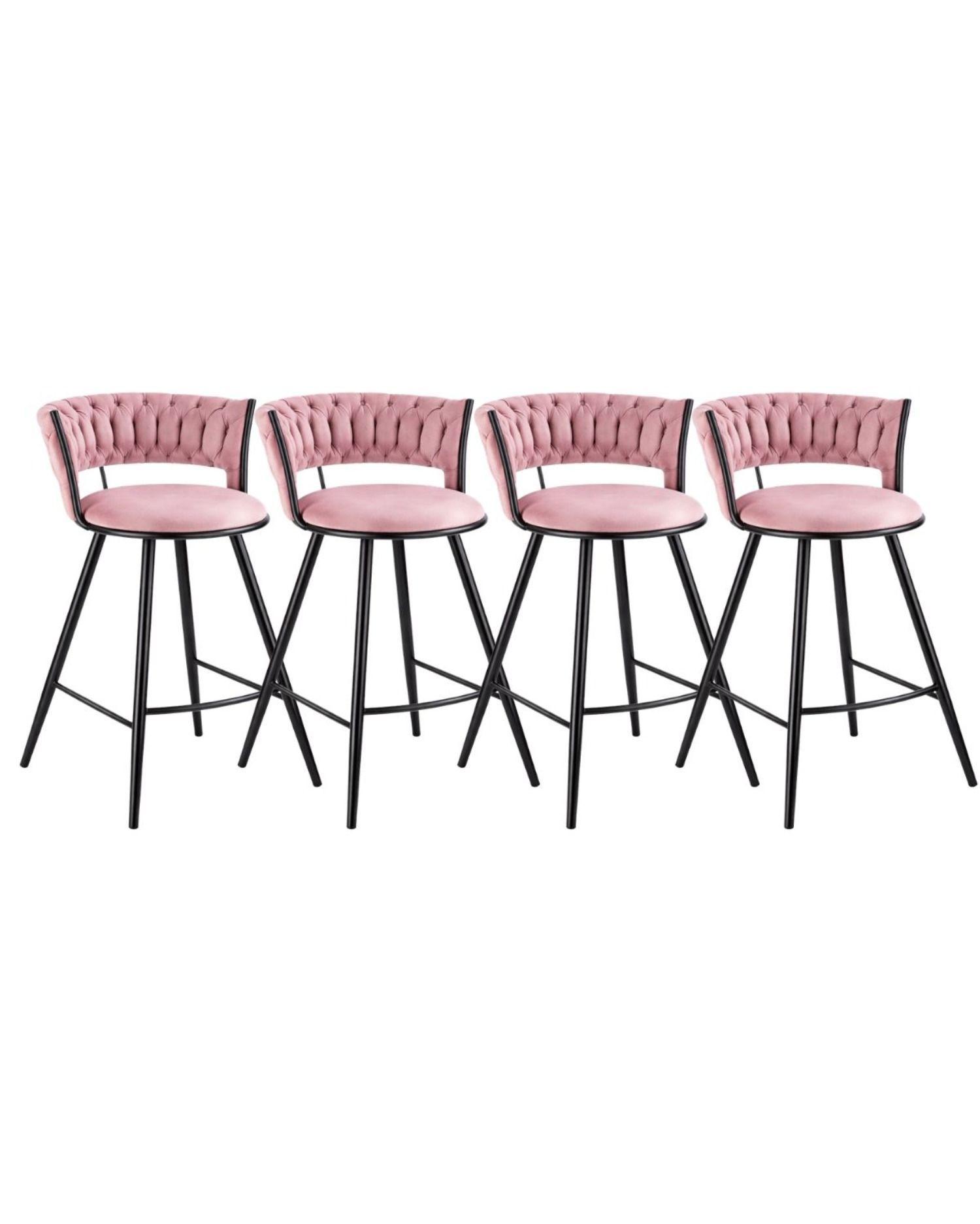 Pack 4 Silla de Bar Gales Black 66 cm-0