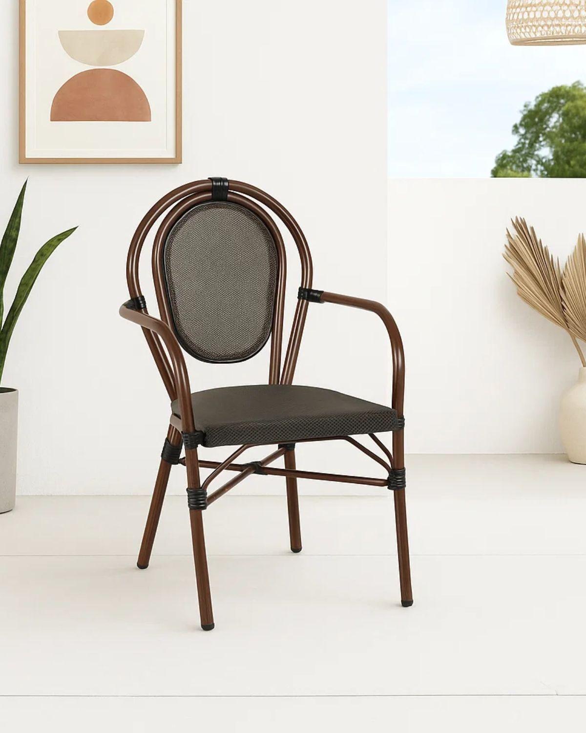 SILLA TRAMONTO DE EXTERIOR CON APOYABRAZO RATTAN-4