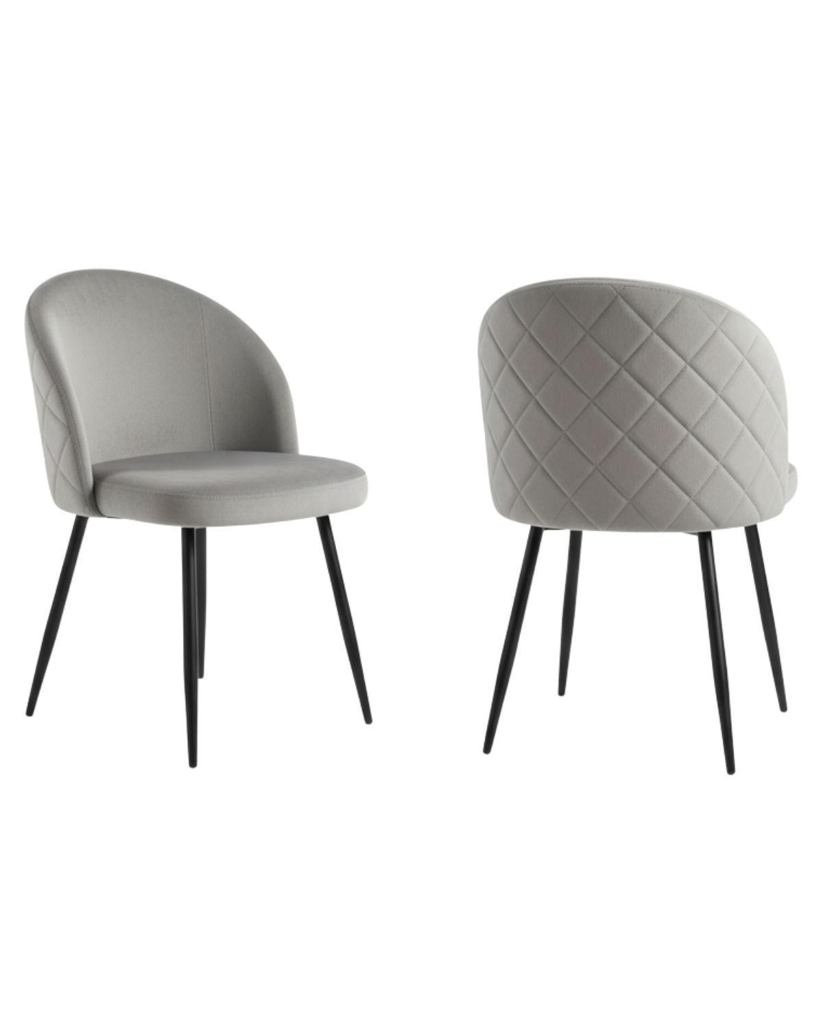 PACK 2 SILLAS NORDIC FELPA BLACK-2