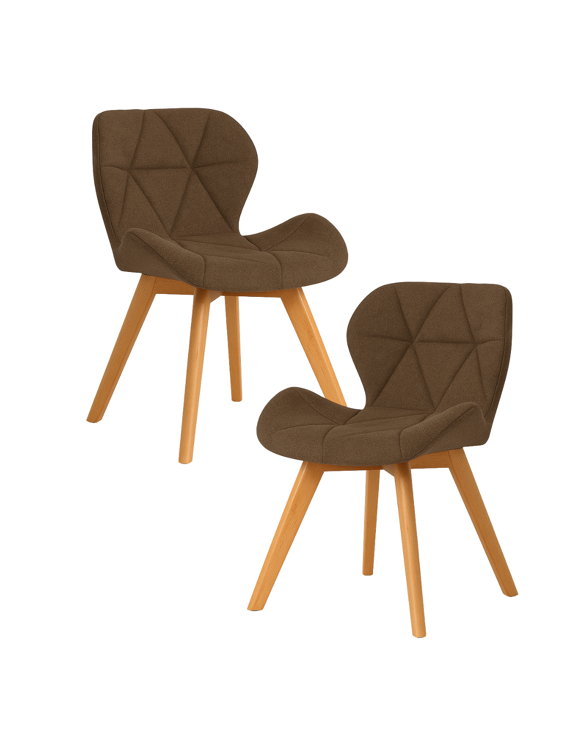 PACK 2 SILLA COMEDOR AVIADOR RADAR TAPIZADO EN LINO PATAS MADERA-0