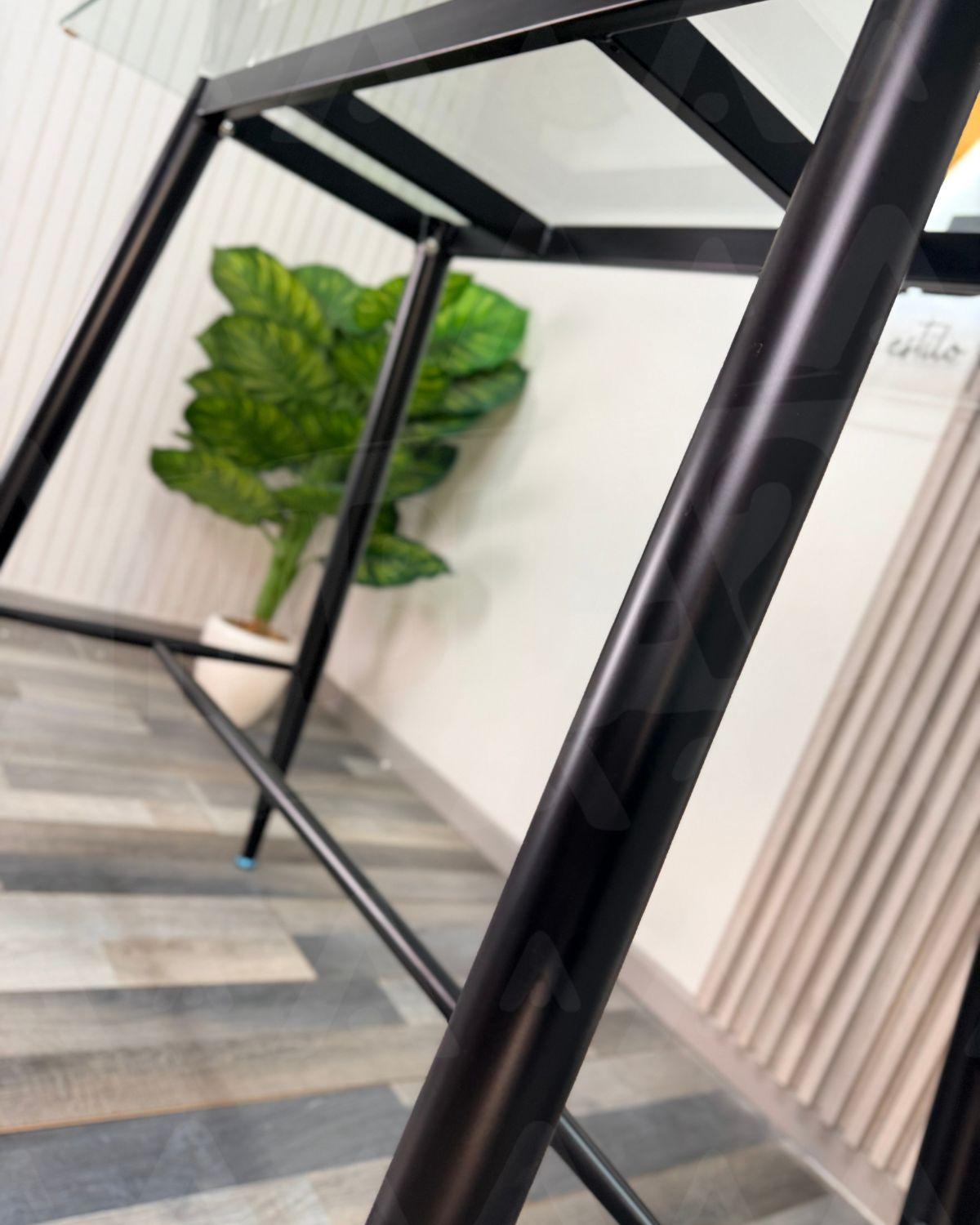 MESA DE BAR 120CM ATLAS VIDRIO - BLACK-3