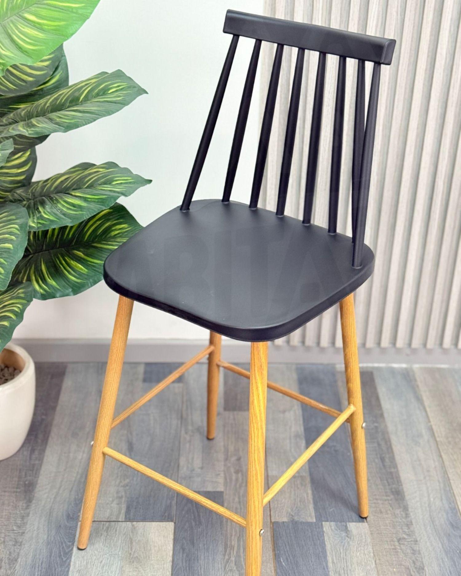 Pack 4 Taburetes de Bar 65 cm Royal Estilo Nordico-2