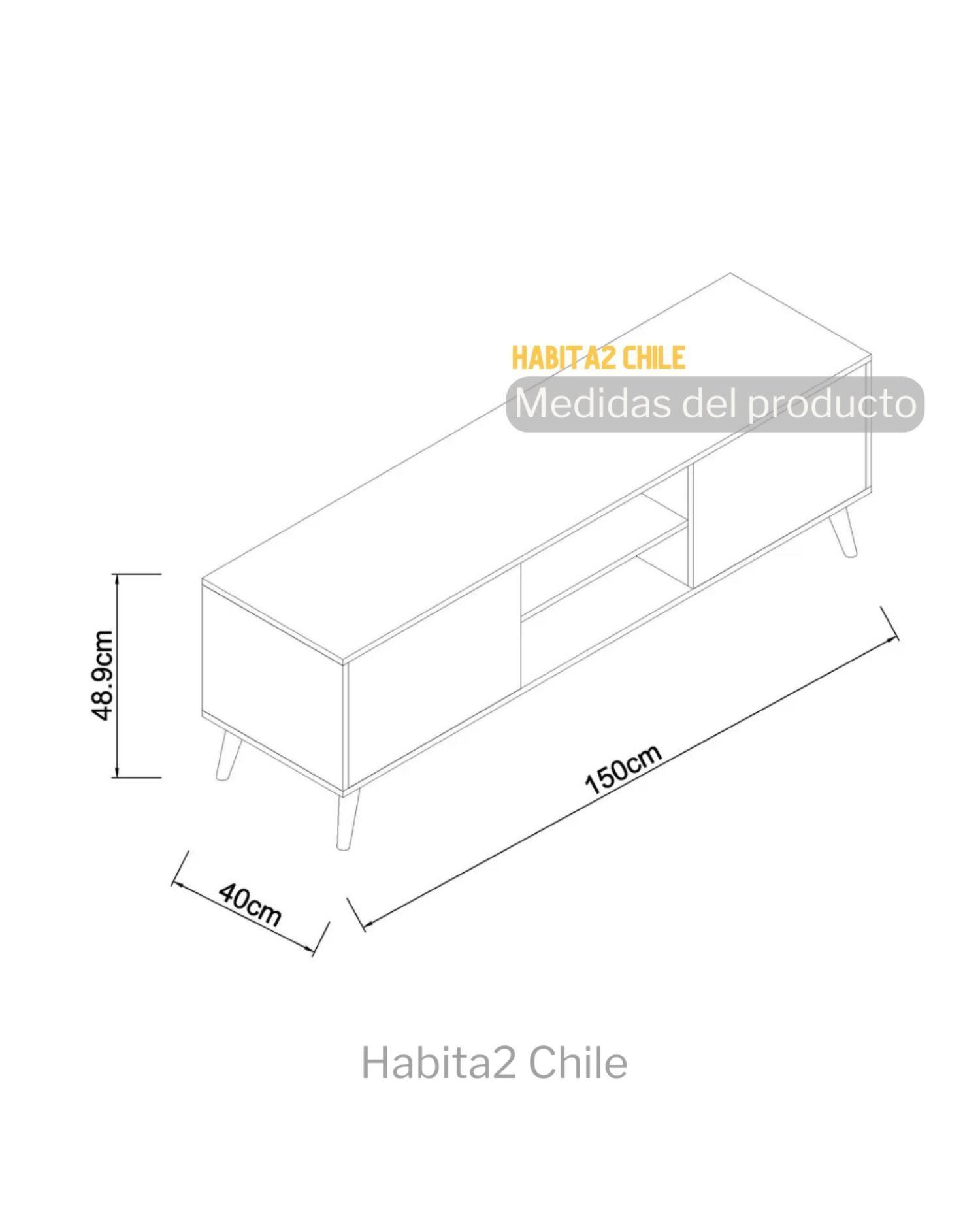 Rack TV 150 cm Marcelo Natural-3