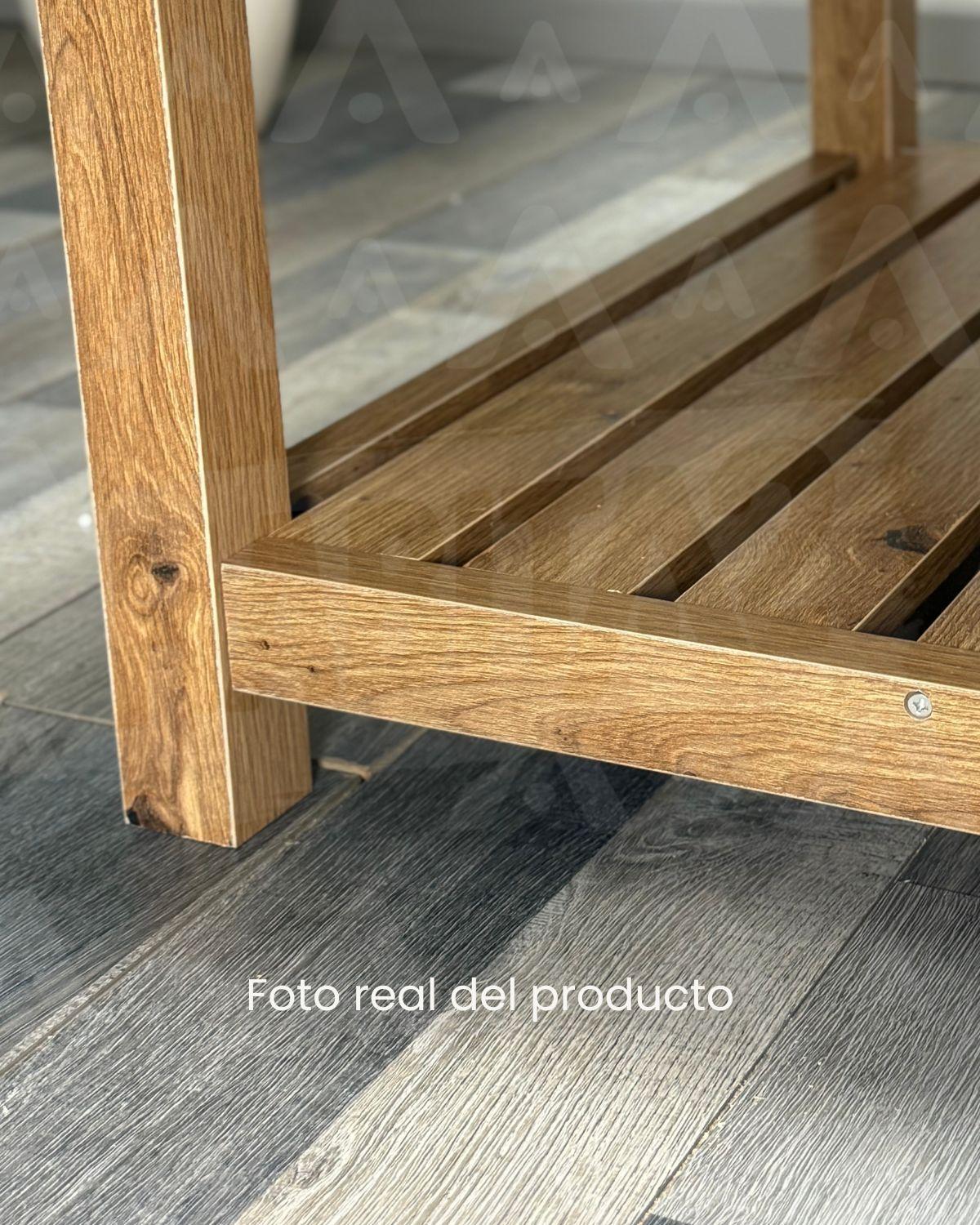 MESA DE CENTRO MODERNA JAPANDI CON REPISA 105X70 CM-3