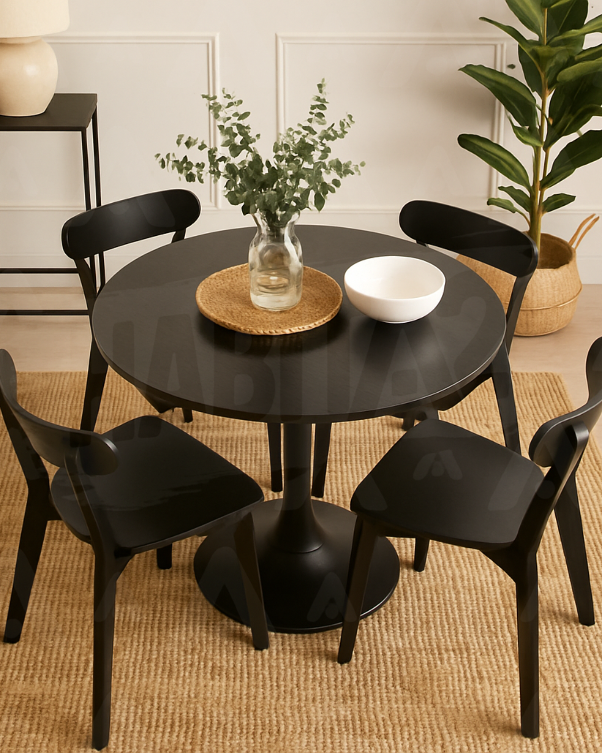 COMEDOR 4 PUESTOS PHILLIPE MESA 100 CM TULIP-3