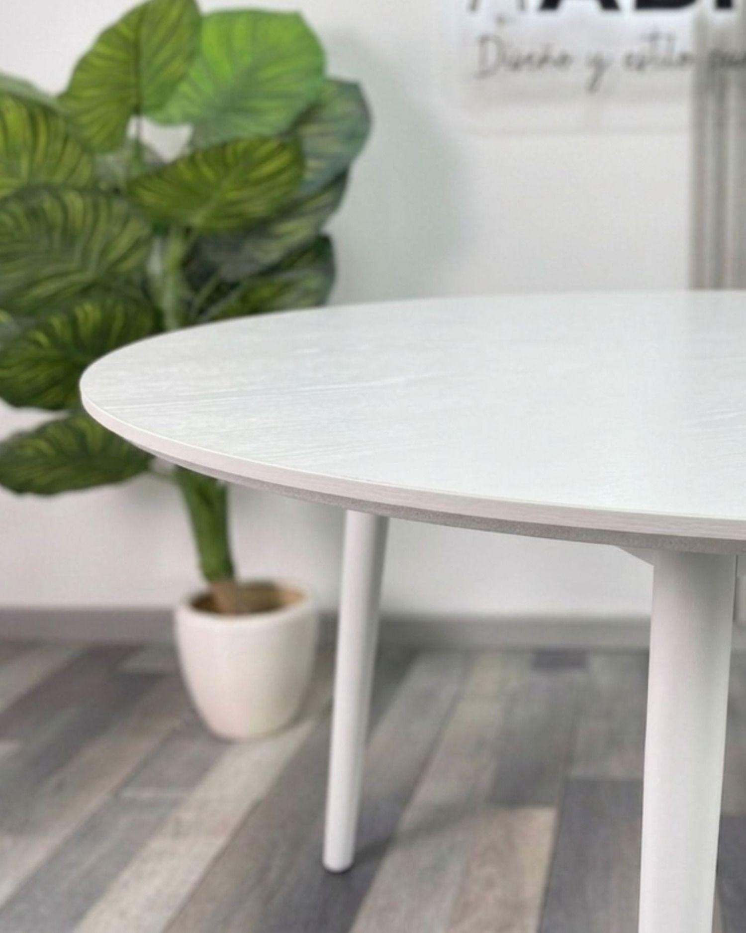 Mesa de Comedor 80 cm Redonda 4 puestos-3
