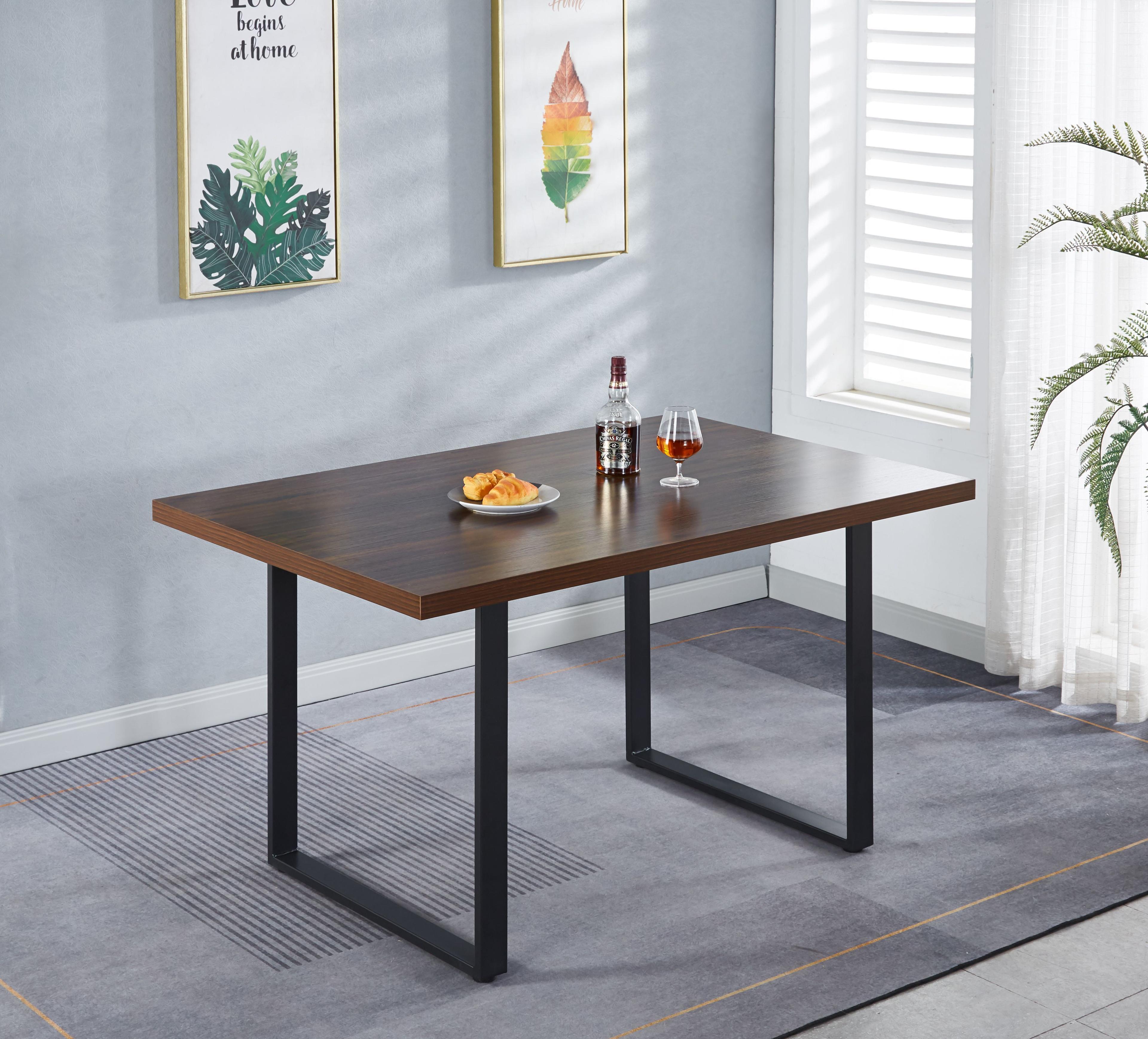 MESA PARA 6 PUESTOS COMEDOR INDUSTRIAL RECTANGULAR 140X90 -2