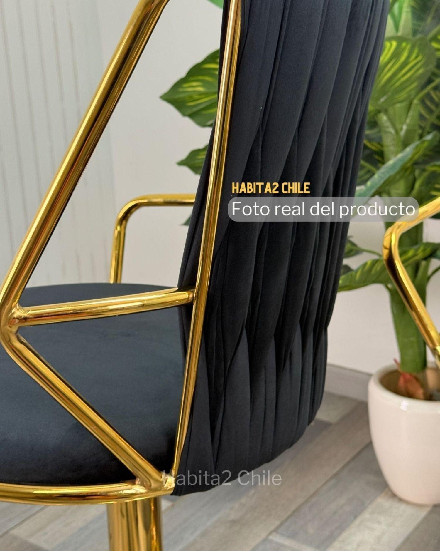 Taburete Giratorio Tapizado Abu Dhabi-2