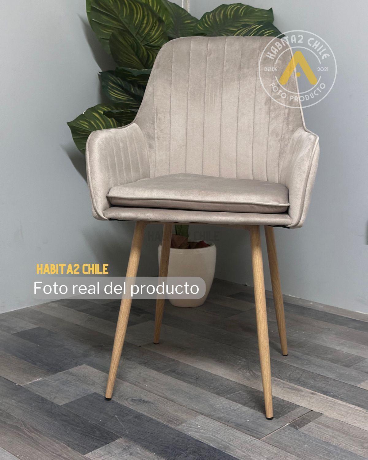 SITIAL POLTRONA LINEAL WOOD TAPIZ TERCIOPELO-0