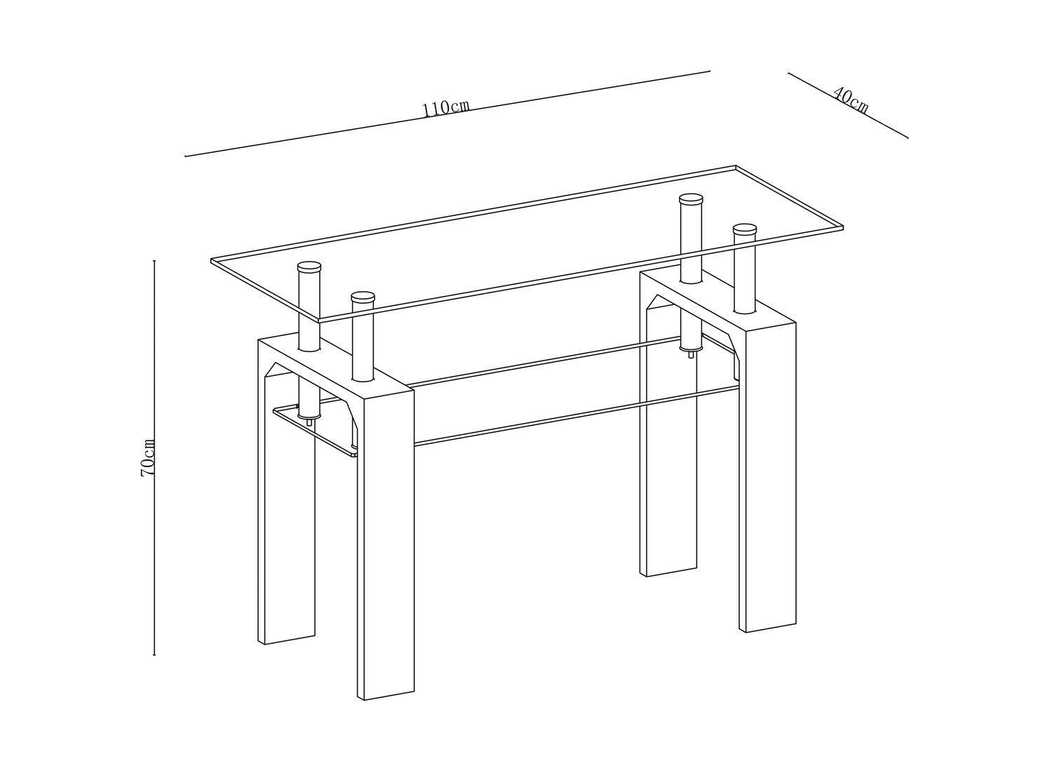 ARRIMO RECTANGULAR DE VIDRIO NATURAL-4