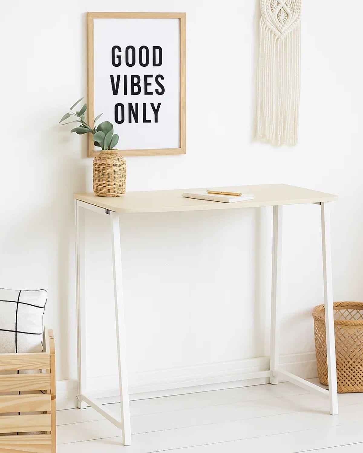 ESCRITORIO PLEGABLE STANDARD WHITE 80 CM-2