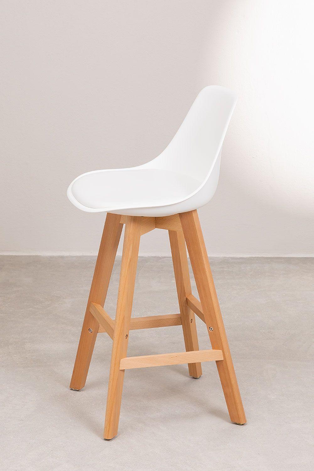 PACK 4 TABURETES O PISOS TERRY BASE MADERA 61 CM-3