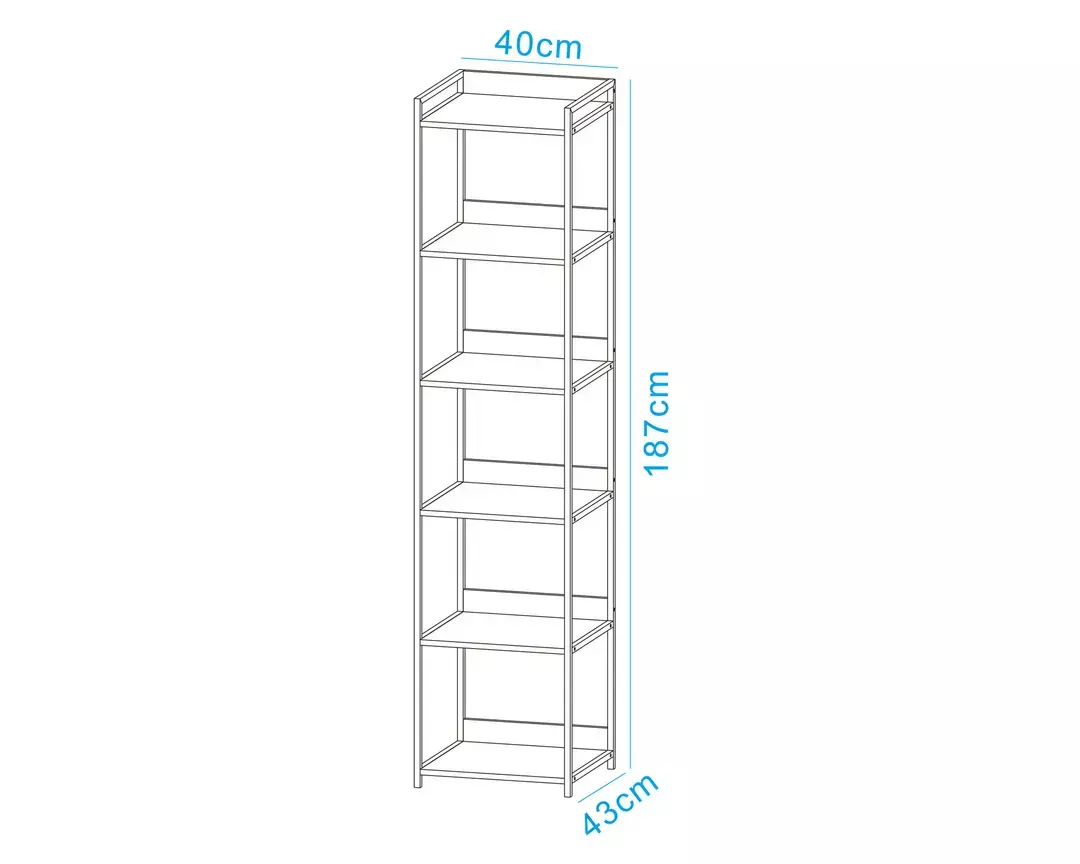REPISA BRONX 6 NIVELES ORGANIZADOR PARA OFICINA O LIVING-2