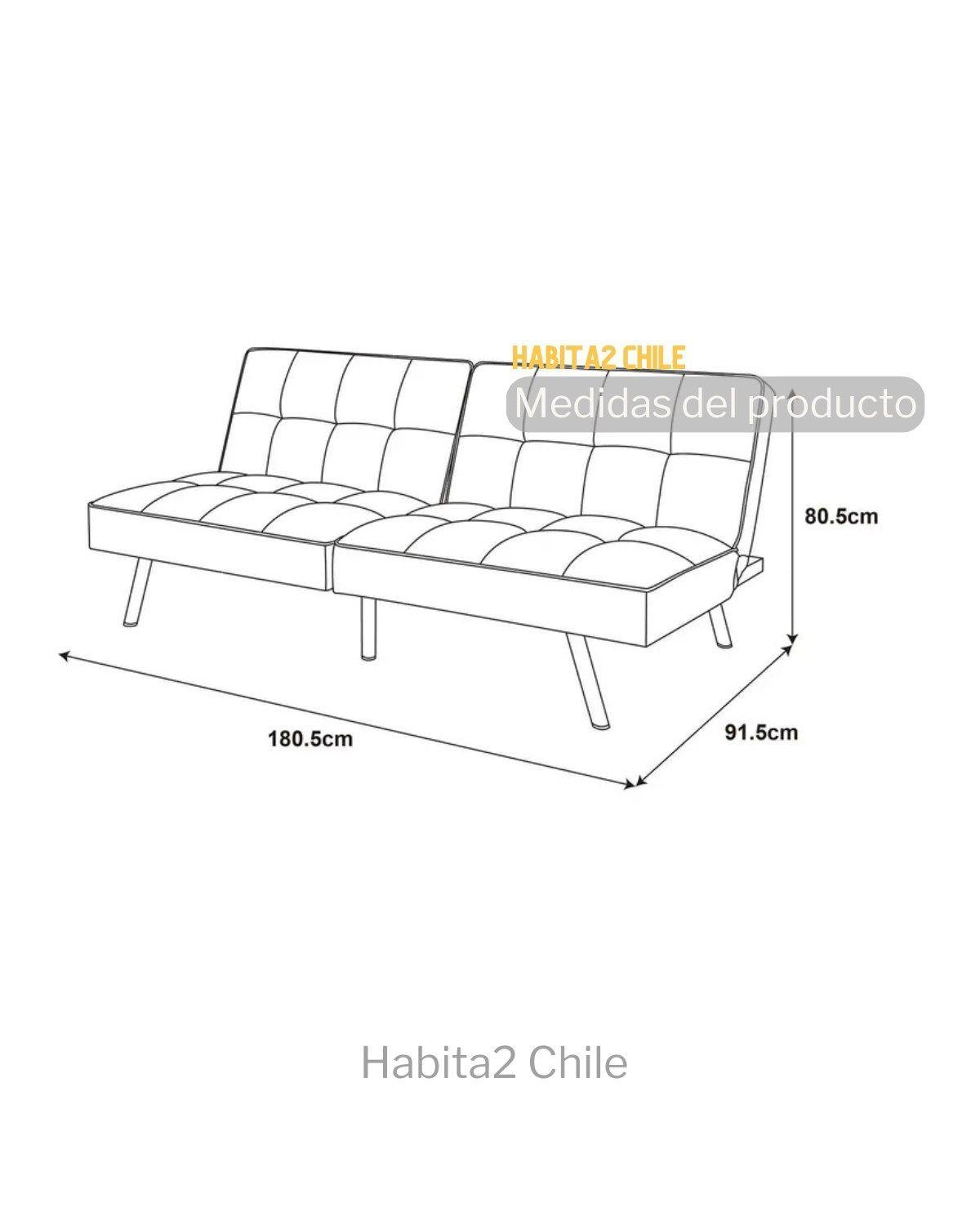 SOFA CAMA SUAVE TATAMI LUX COLOR CARAMELO-4